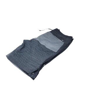 Hurley Men's Board Shorts Size Medium‎ Gray Black Drawstring